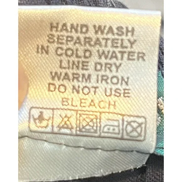 Y2k Boho Patchwork Harem Pants 29” Hippie Drop Crotch Summer Festival Gypsy - Picture 11 of 13